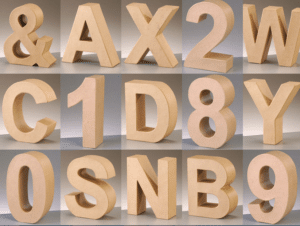 animation création lettres 3D