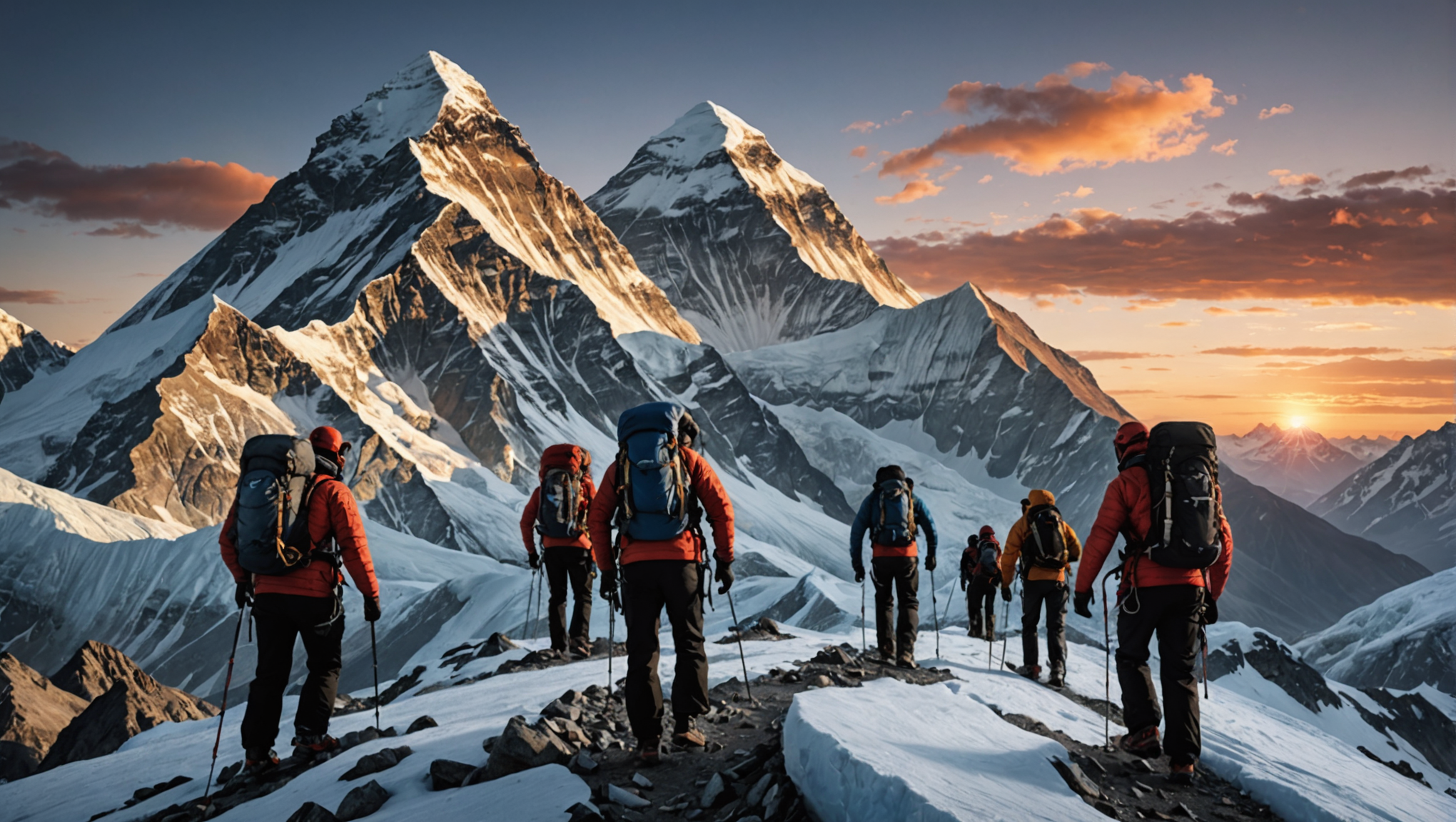 découvrez le défi exaltant de gravir le mont everest, une aventure inoubliable qui mettra à l'épreuve votre détermination et votre esprit d'équipe. préparez-vous à vivre des moments d'adrénaline, des paysages à couper le souffle et des souvenirs gravés à jamais.