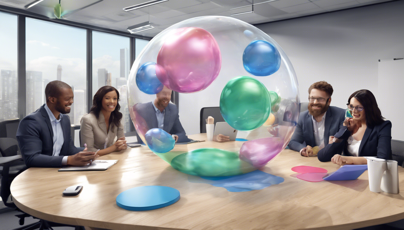 découvrez le bubble board | remote edition, une activité innovante de team building conçue pour renforcer la cohésion d'équipe à distance. apprenez comment cette expérience interactive stimule la créativité et améliore la communication entre les membres de votre équipe, tout en s'amusant.