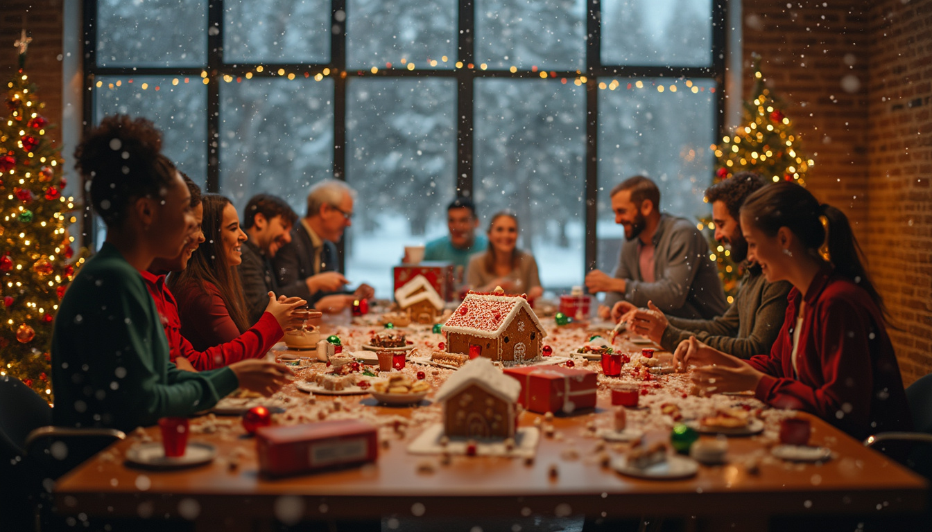 Idées de Renforcement d’Équipe pour Célébrer Noël avec Amusement