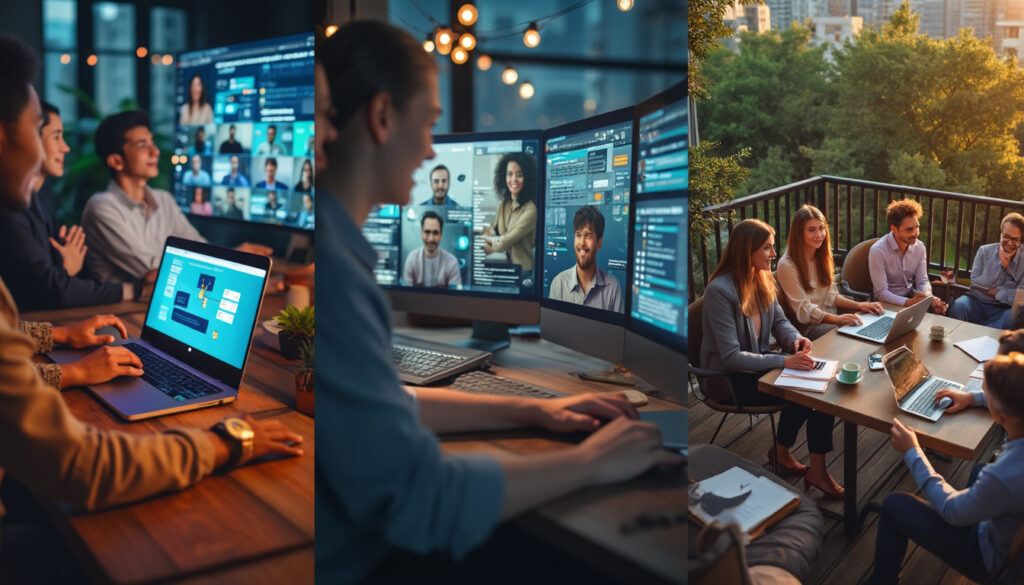découvrez comment construire des équipes efficaces en analysant les distinctions entre le travail virtuel, en ligne et à distance. explorez les stratégies pour optimiser la collaboration et la communication dans chaque environnement.