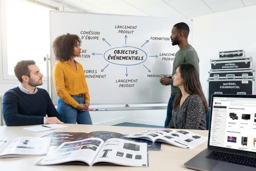 Les objectifs de l'organisation et le choix des matériels à utiliser