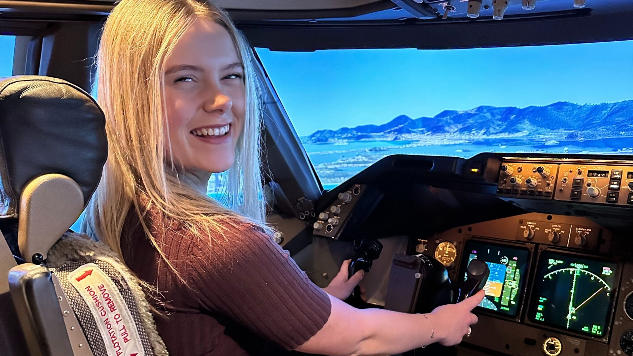 Simulateur de vol : sensations d’aviateur en pleine session collective