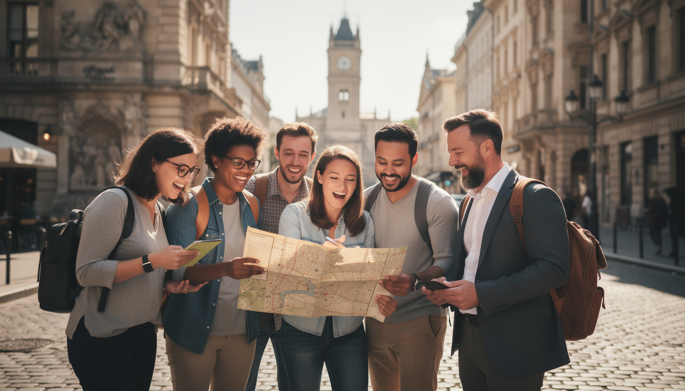 découvrez notre test d'un jeu de piste urbain captivant : une expérience entre cohésion d'équipe et compétition subtile, idéale pour renforcer les liens tout en s'amusant en ville.