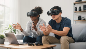 découvrez notre test exclusif d'un simulateur vr en pleine session collective et vivez une expérience immersive unique en réalité virtuelle.