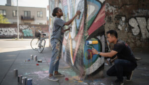 découvrez notre expérience immersive en réalisant une fresque collaborative inspirée du street art. plongez dans un atelier créatif alliant art urbain et travail en équipe.