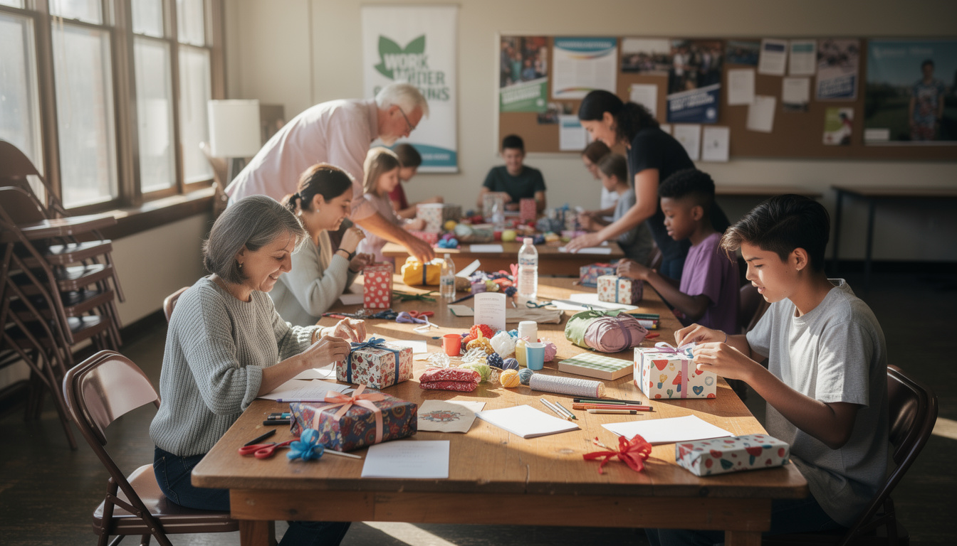 découvrez notre expérience lors d'un atelier solidaire organisé pour soutenir une association locale. un engagement convivial et enrichissant à ne pas manquer !