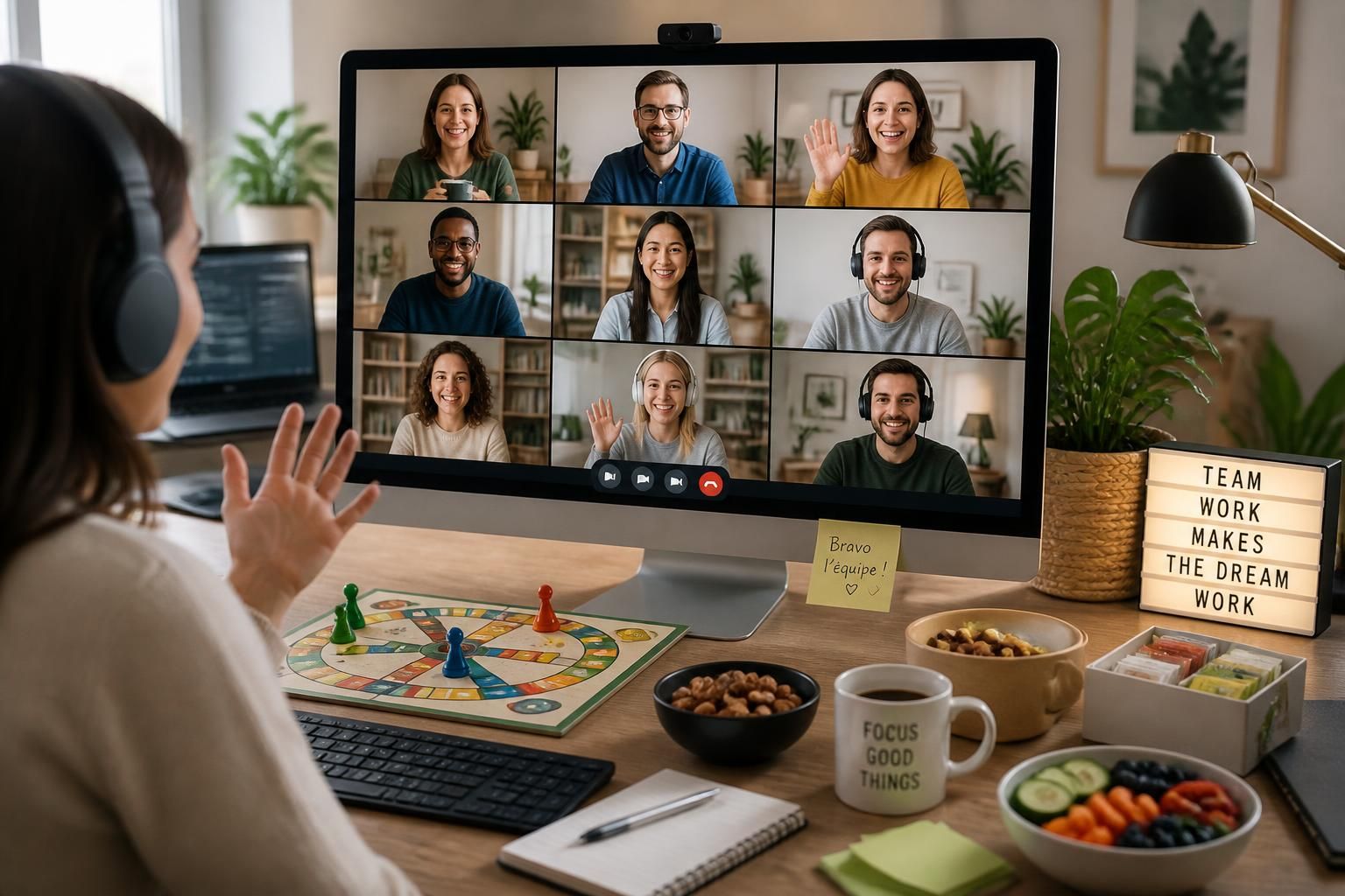 Comment organiser un team building réussi pour une équipe 100% en télétravail ?