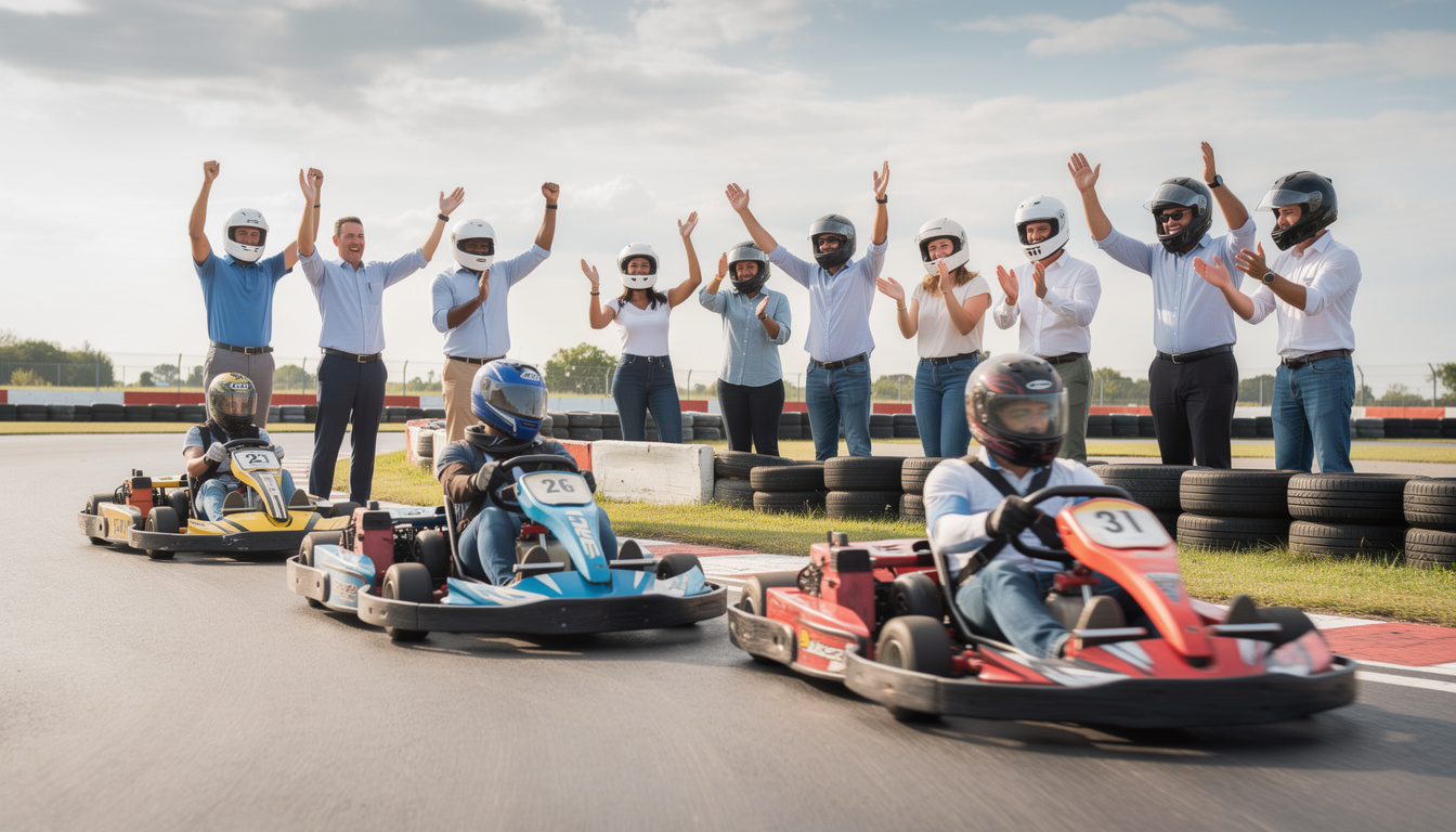 découvrez notre expérience immersive lors d’une session de karting inter-services, entre compétition et convivialité, pour une journée pleine de sensations et de partage.