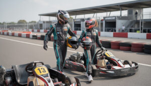 découvrez notre expérience unique lors d'une session de karting inter-services, alliant compétition, fun et esprit d'équipe pour des moments inoubliables.