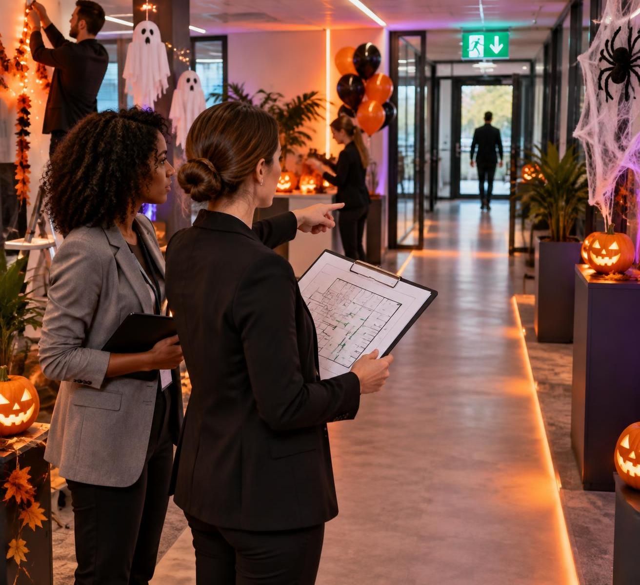 organiser halloween au bureau sans faux pas : règles, budget, sécurité et inclusion à cadrer par la direction et les rh avant de lancer les festivités.