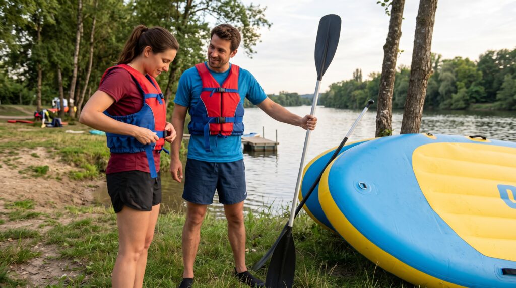 team building paddle geant
