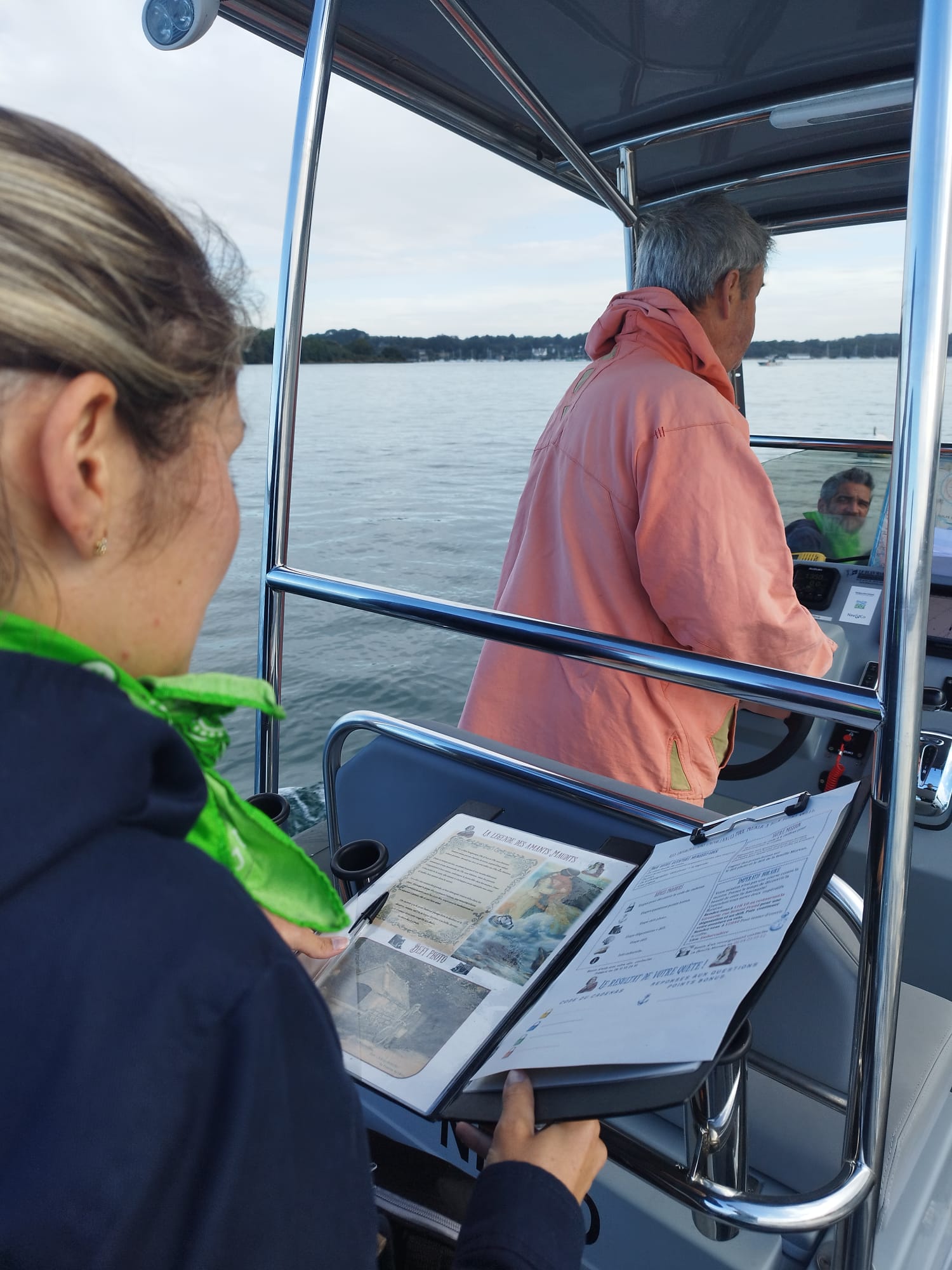 Chasse au trésor sur l’eau