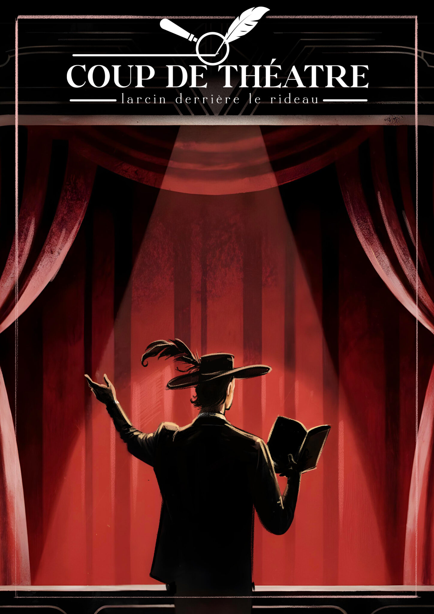 Coup de théâtre : larcin derrière le rideau rouge
